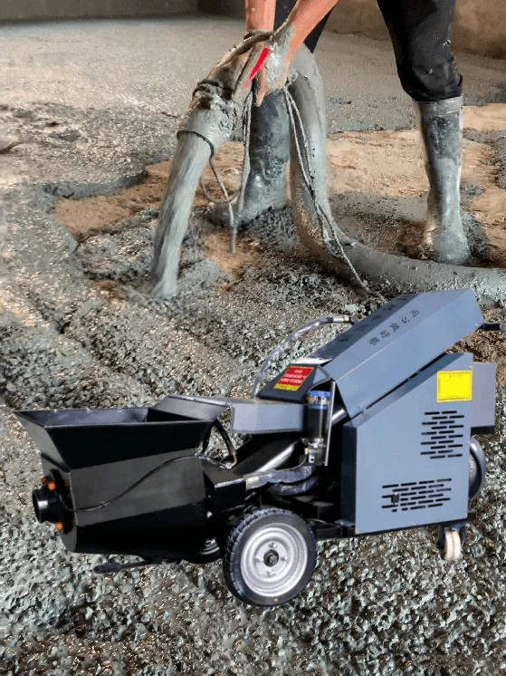 Diesel concrete pump delivery cylinder concrete pump stationary