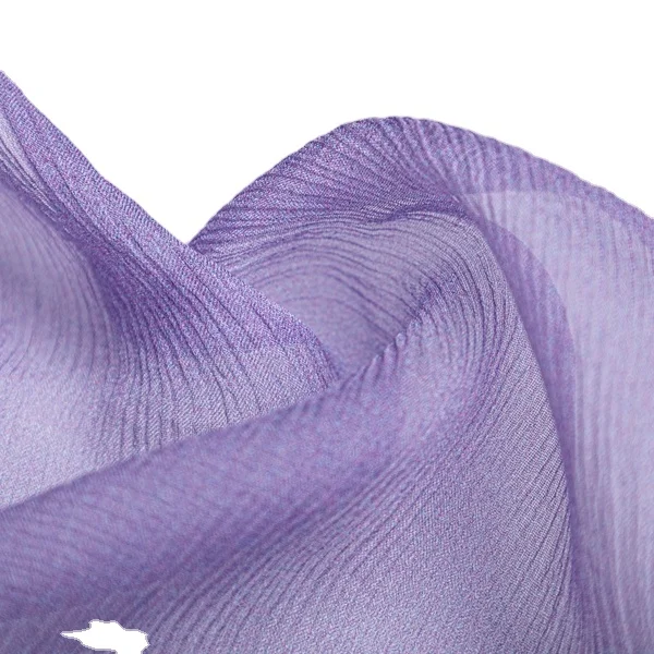 customs Lightweight 100%silk Crinkle georgette chiffon Tie Dye silk kaftan natural Fabric For woman ladies Dress apparel