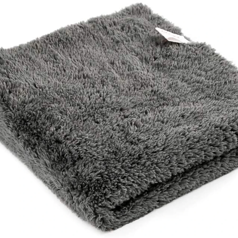 SGCB edgeless Microfiber coral velvet towel for cars 450g ultra thick quick dry large car drying towel car wash