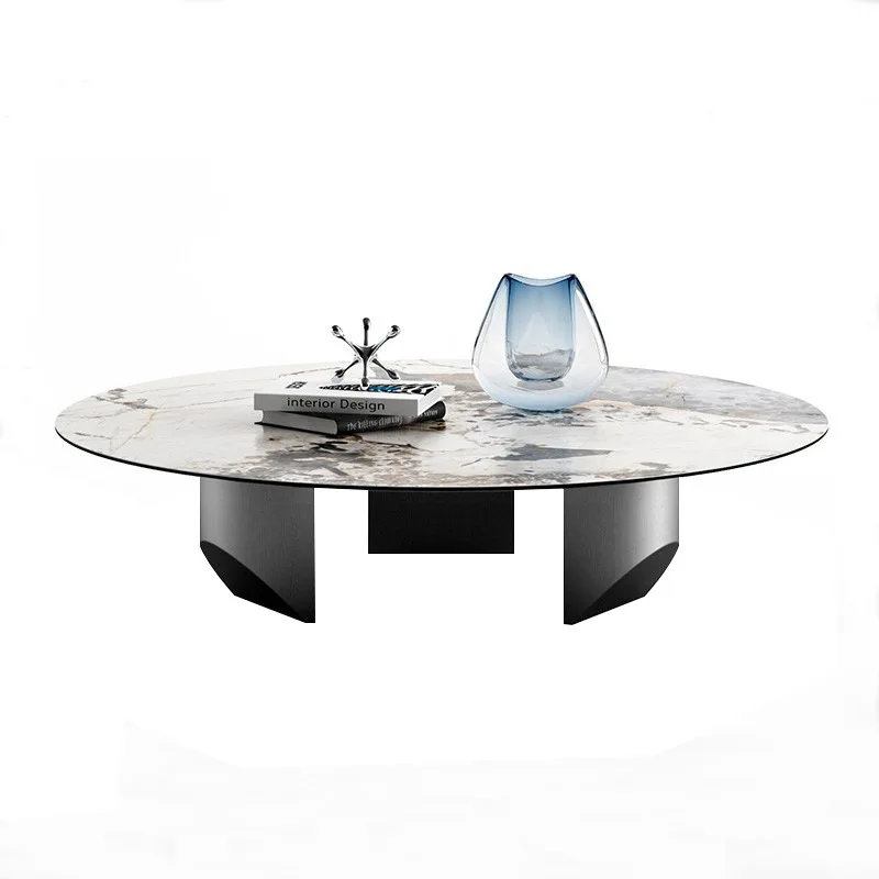 Durable Using European Style Luxury Coffee Table Modern Round Metal Coffee Table For Home Bar