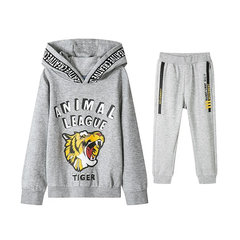 
Gabby Loop Kids Autumn Hoodie Cotton Boys Jogger Set 2pcs LongSleeve Children Clothing Sets 