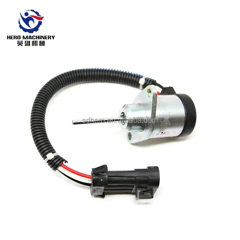 BOBCAT Parts 6691498 6684826 Fuel Shutoff Solenoid for Skid Steer Loaders S130 S150 S160 S175 S18 S185 S205 S450 S510 S530