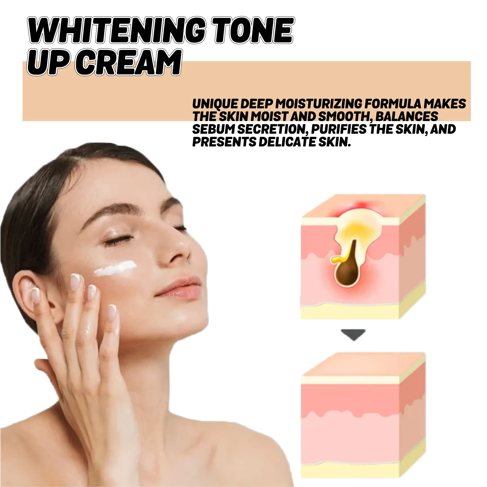 Wholesale Skin Care Cream Moisturizes Delicate and Tender Skin Whiten Face Cream Adults Facial Whitening Mens Face Moisturizer