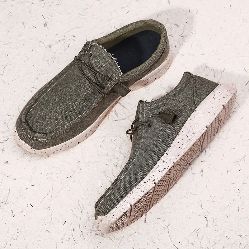 
Canvas Casual Shoes Men Plus Size 38-48 Men Loafers Fashion Canvas Shoes 