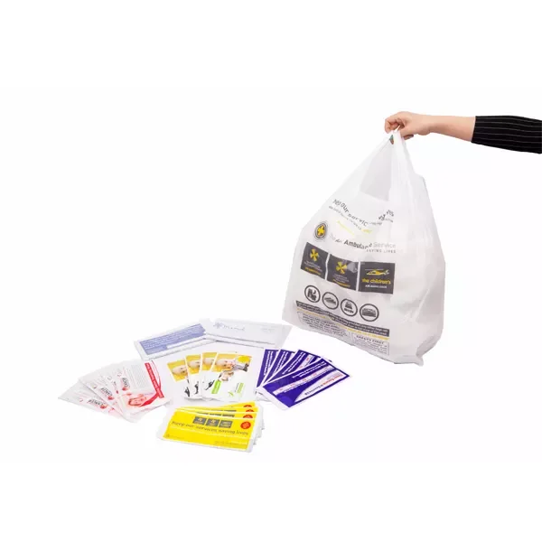 Wholesale Plastic Collection Bags Customize Printing Charity Bags