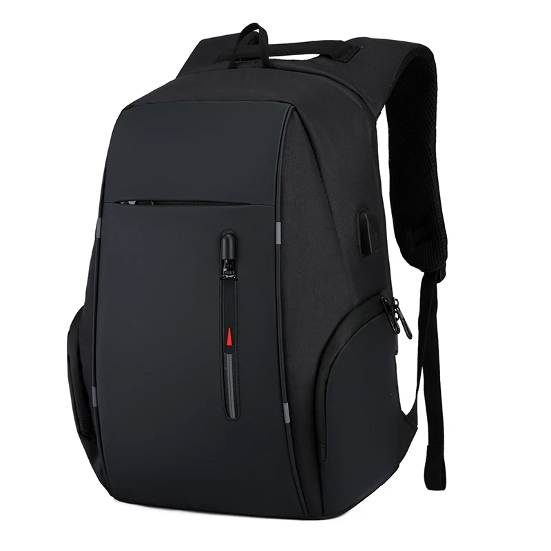 USB Charger Backpack Anti Theft Smart Laptop Backpack Bag Large Capacity Multifunction Nylon  Soft Fashion Black Waterproof