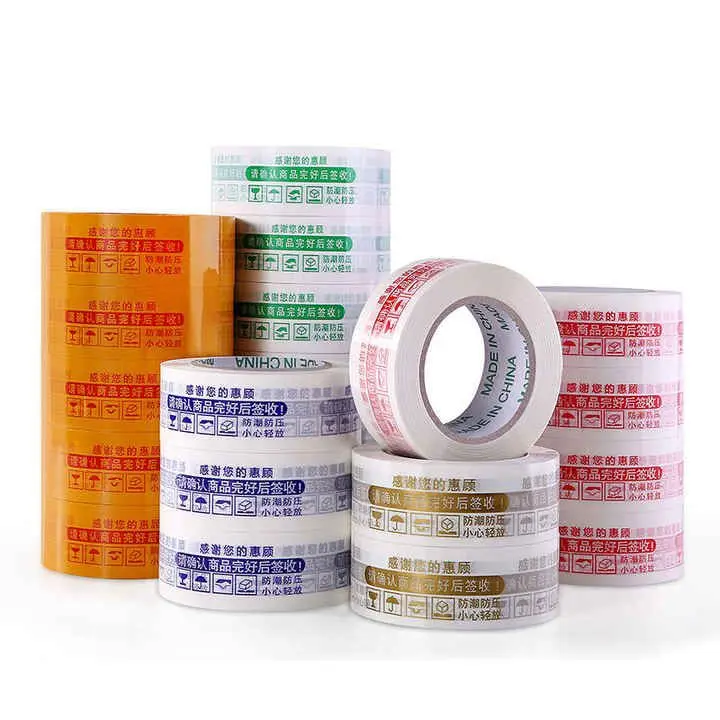 Custom Logo Printed Tape Scotched Tape Bopp Box Packaging Tape By Suppliers
