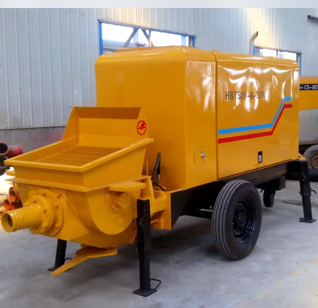 MINLE High Efficiency Mobile Diesel Concrete Mixer With Pump Machine for Mixing and Pumping For Building Construction