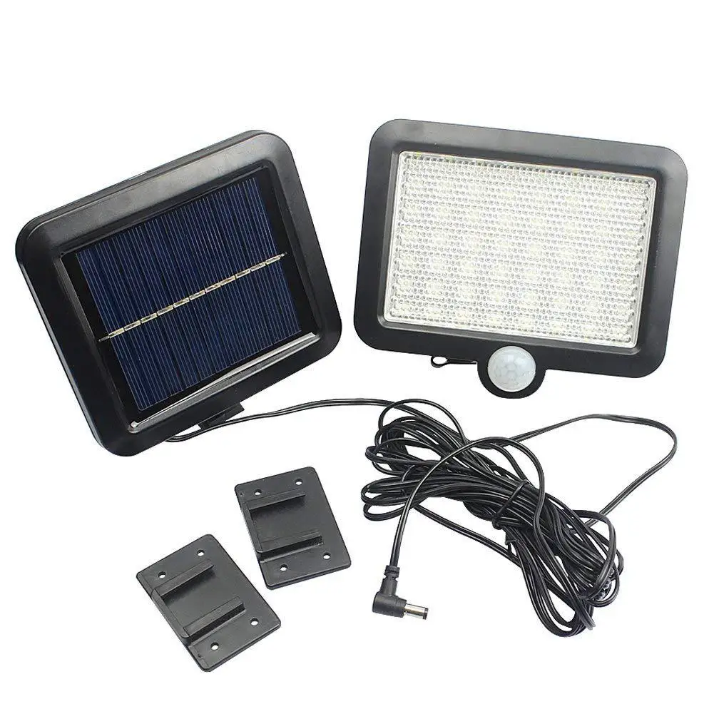 Outdoor Waterproof Split Solar 56 Leds 100 Cobs Energy Lamp Induction Wall Lamp Corridor Garden Lamp Hanging Small Street Light