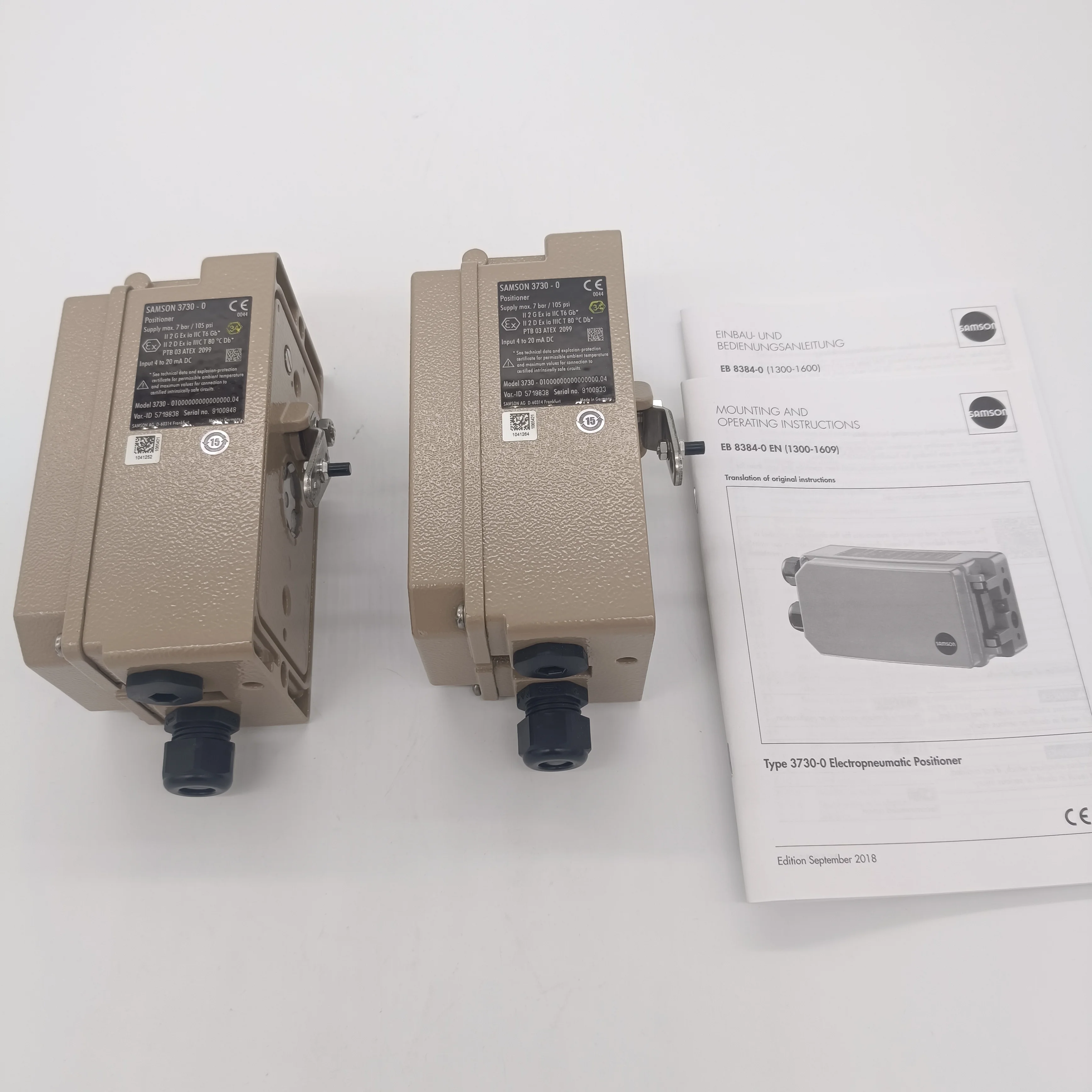 Germany Samson Valve positioner 3730 -01000000000000000.04 with feedback