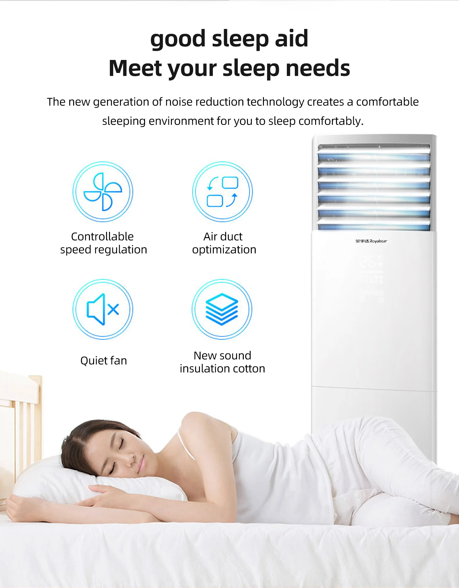 Royalstar Residential Floor Standing Air Conditioners 18000 Btu Domestic Freestanding Cabinet Air Conditioning