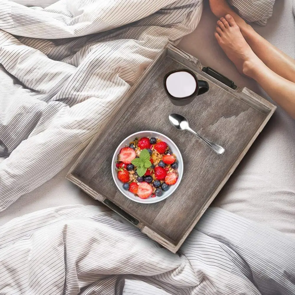 Farmhouse Coffee Table tray Decorative Rustic home Decor platters