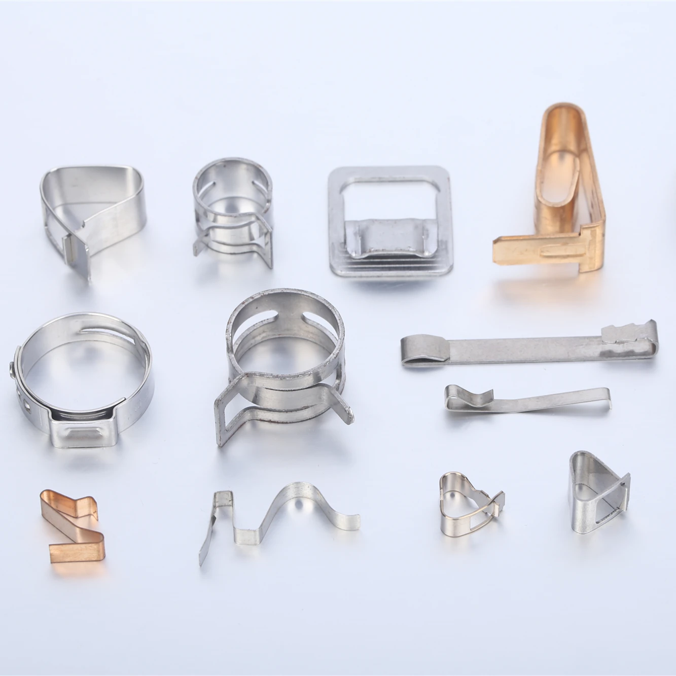 Heli spring customized high rebound 2.0mm plastic coated spring clips