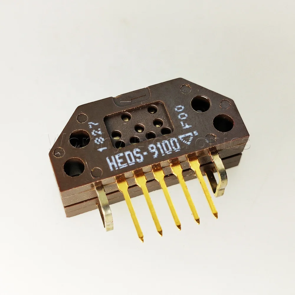 Electrical components optical encoder sensor marking HEDS-9100 SIP-5 HEDS-9100#F00 for plotters, tape drives