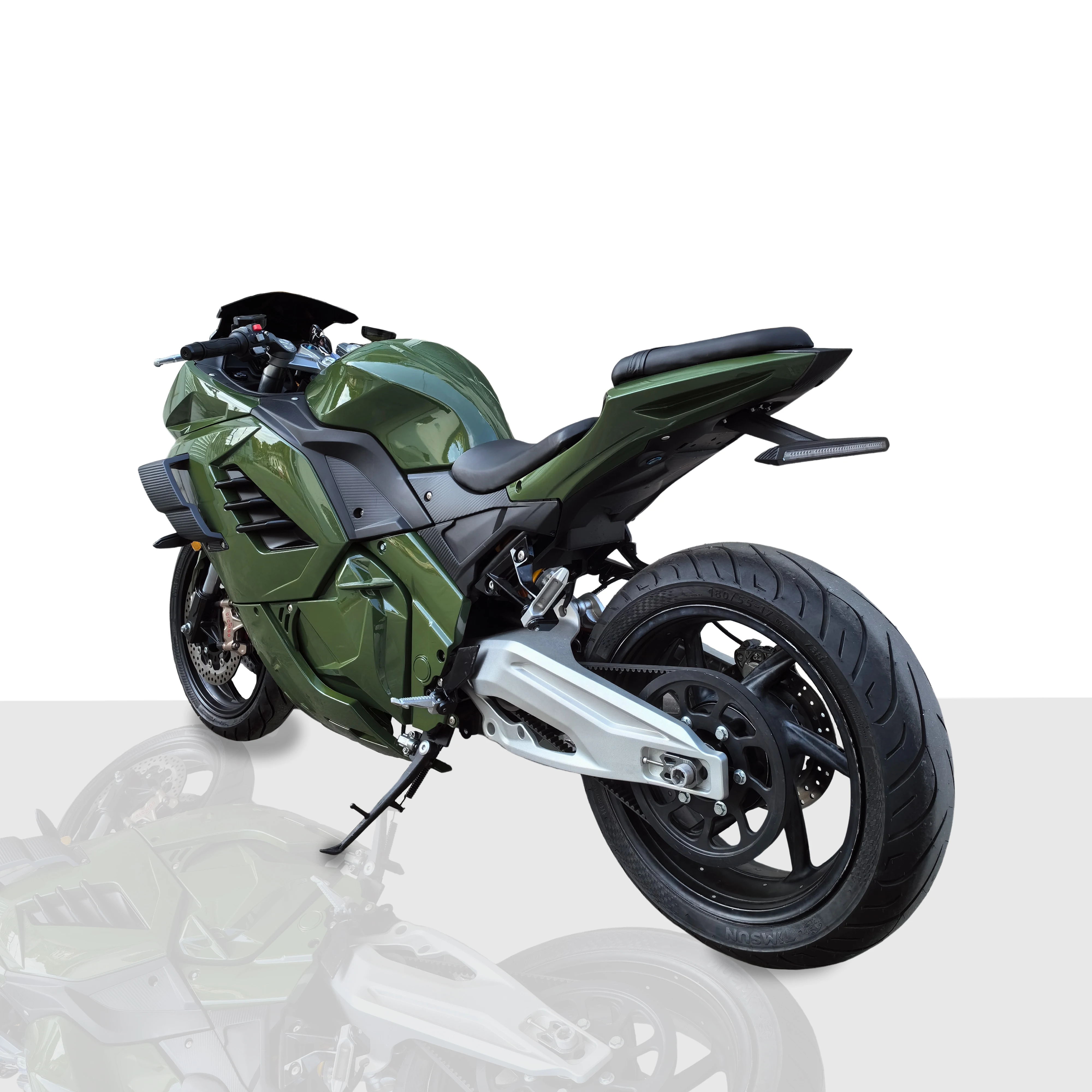 15kw 20kw 170KM/H Mid Belt Drive Water Cooling Motor 96V120Ah Lithium Battery Electric Motorcycle