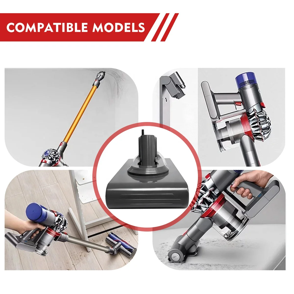 NEWEST 25.2V 4000mAh Lithium-Ion Battery 21700 cells Replacement for Dysons V11 Vacuum Cleaner Battery