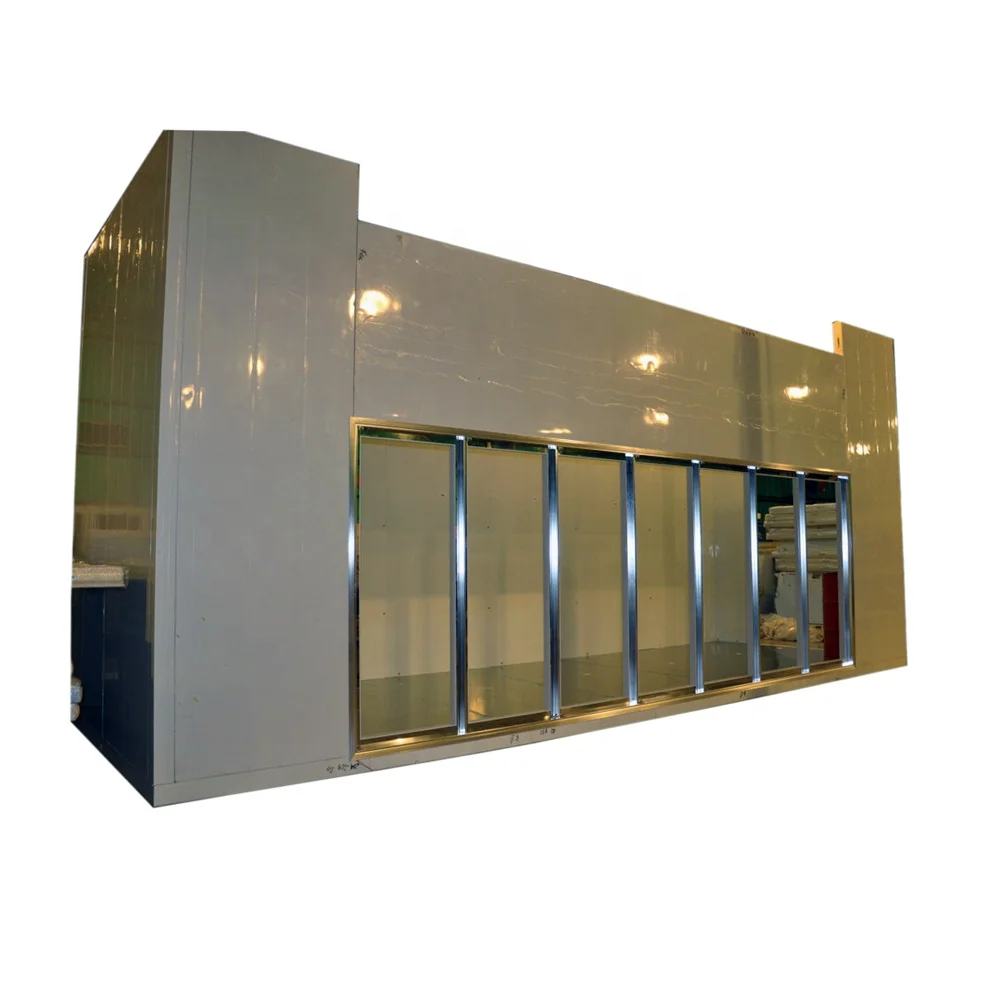 Glass Door Display Walk In Freezer Storage Cold Storage Refrigeration