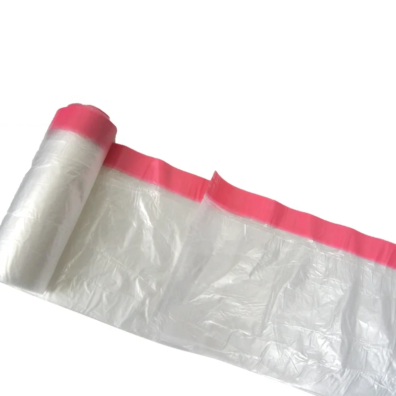 Оптовая продажа высококачественные цветные пластиковые мусорные мешки на шнурке для