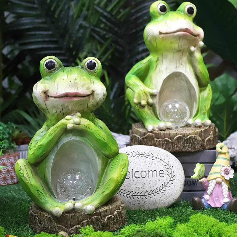 Redeco Wholesale Smoking Gnome Magnesia Crafts LED Solar Fashion Gnome Christmas Decorations Magnesium oxide Crafts