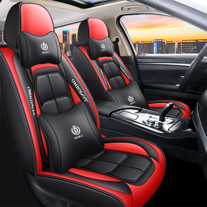 Hot Selling Wholesale Full Luxury lather seat cover universal car seat covers set fully encloses seat cover
