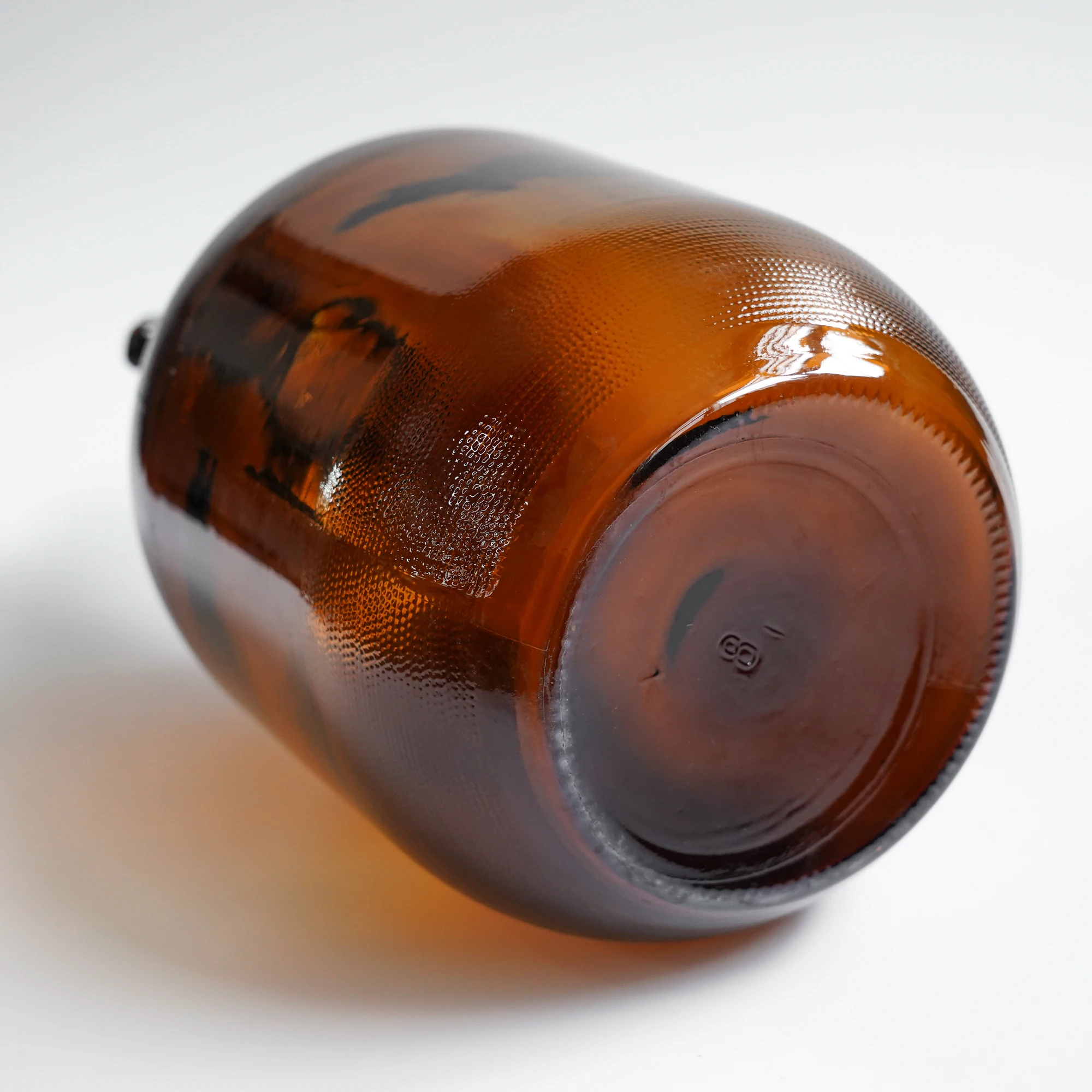 Factory wholesale amber large beer glass bottles super large capacity glass bottle Largest amber glass bottle