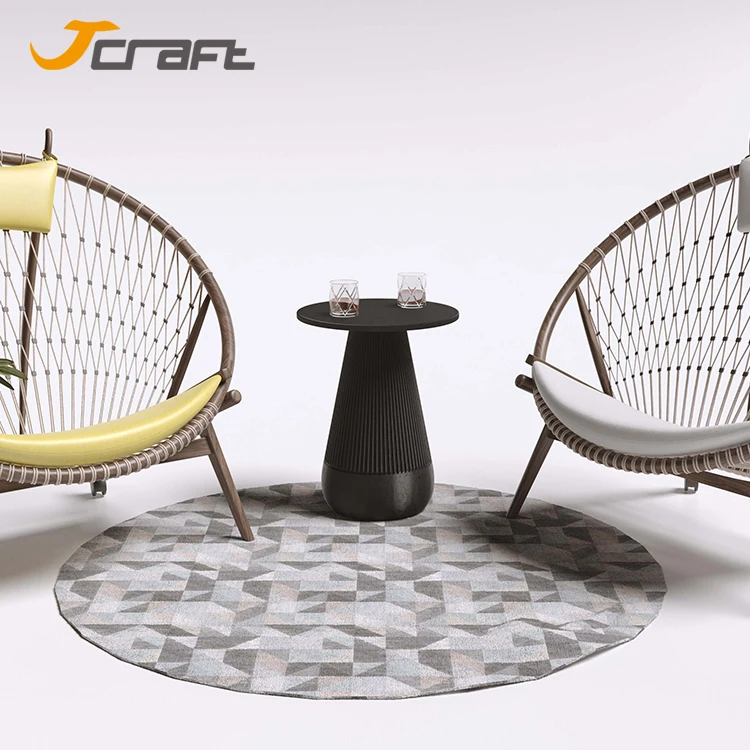 Новый дизайн, художественное украшение, мебель для столовой, современный маленький бетонный круглый журнальный столик