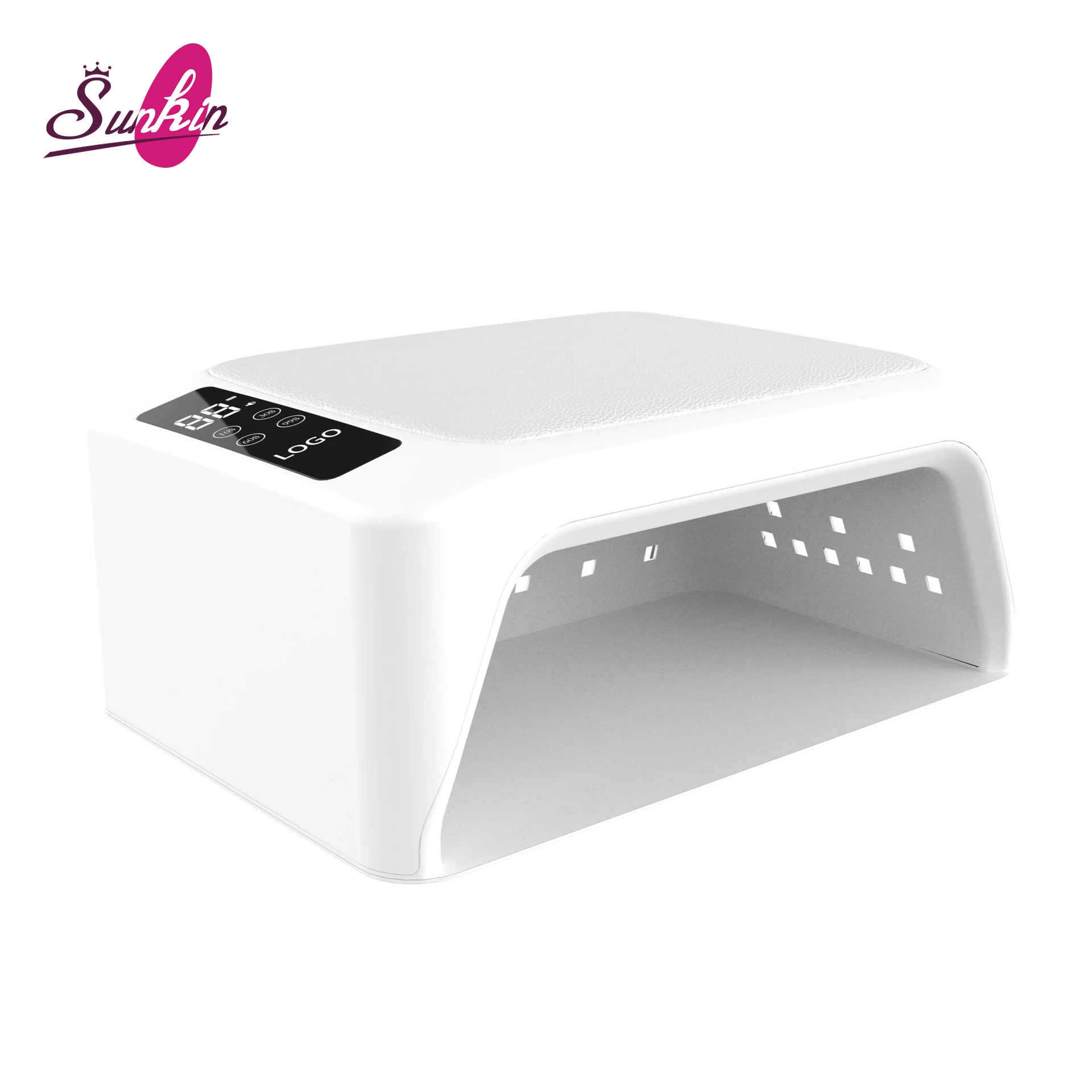 new large space double hands nail lamp press on nails 52w cordless uv nail lamp