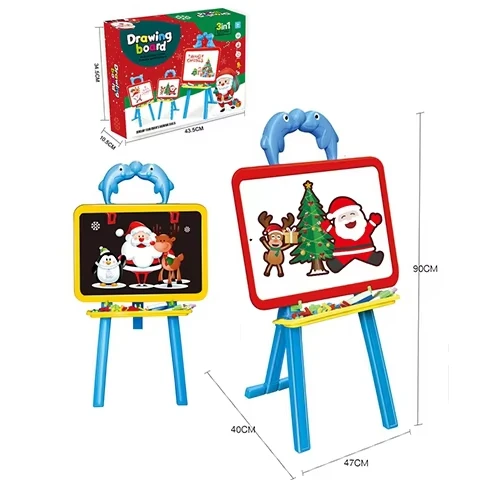 Child Puzzle Education Study Art Painting Interactive Game Toy Christmas Theme Drawing Board Toys Writing Tablet Toys For Kids