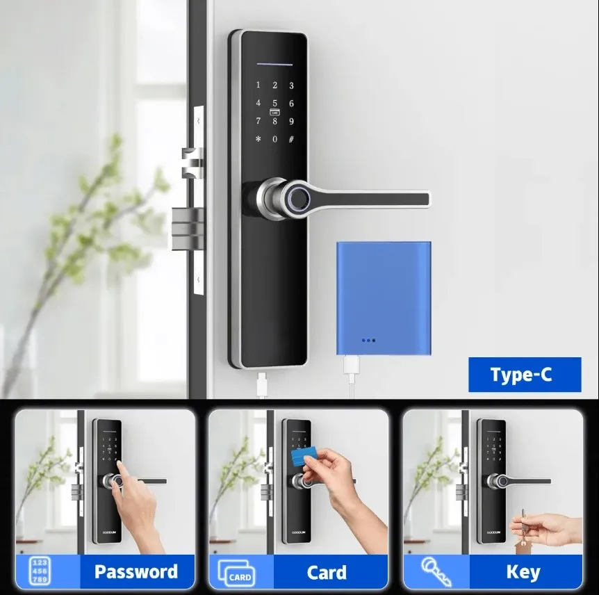 Заводские замки TT TYA Wi-Fi смарт-блокировка отпечатков пальцев RFID блокировка
