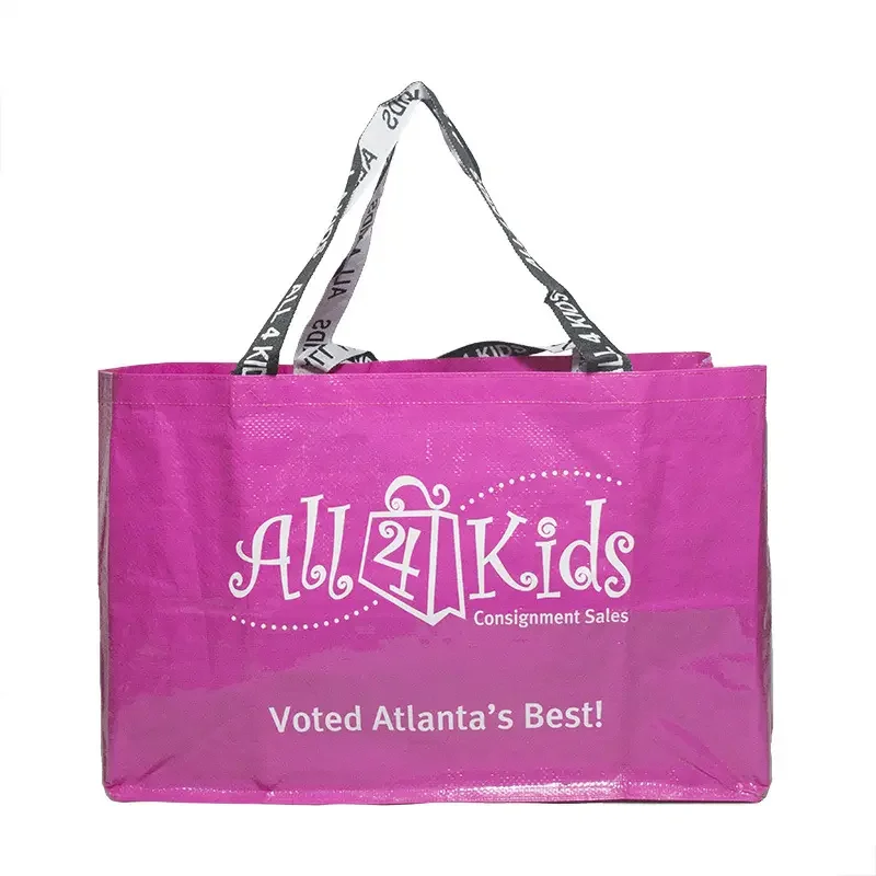 Eco Friendly Factory mass customized natural recyclable pp-woven bags, waterproof and anti-fouling