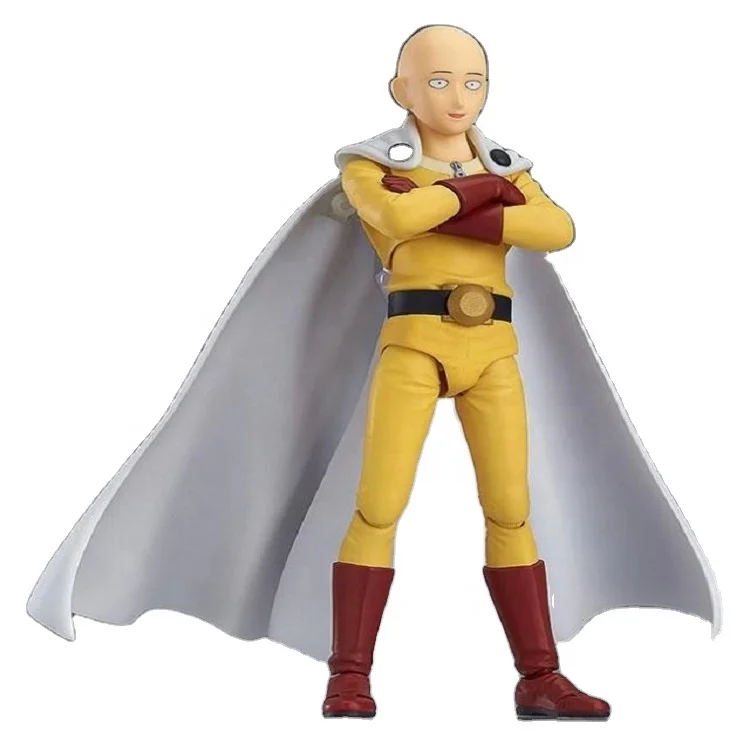 One Punch Man Saitama Teacher model doll One Hit Man Figma 310 Articulated Boxed action  Figure movable