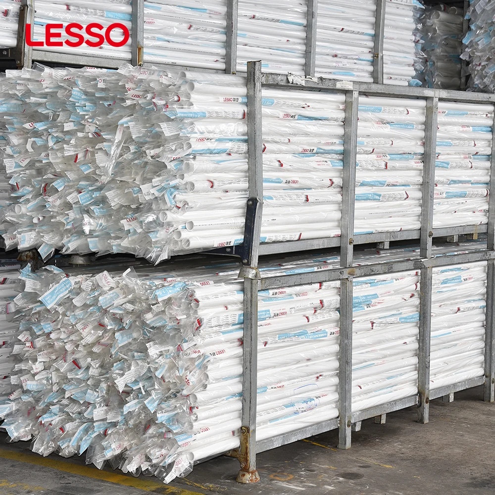 LESSO Factory Wholesale Commercial Lead-free Material Tube Custom Pvc Plastic Irrigation Pipes