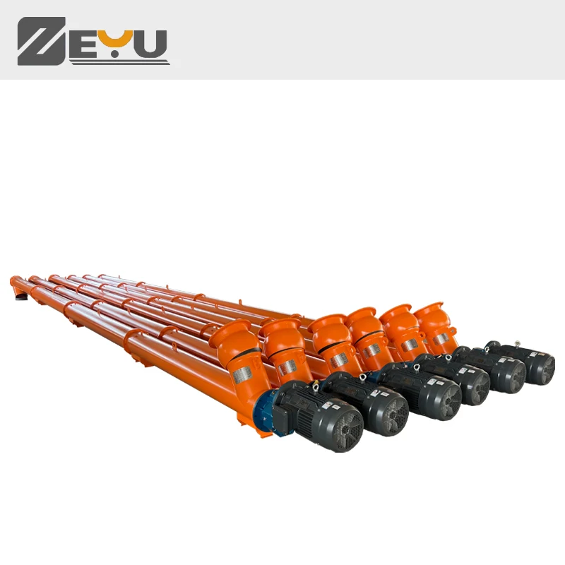 2024 ZEYU Hot Sale Screw Conveyor, Dia 165/219/273/323/407 mm,Powerful and durable