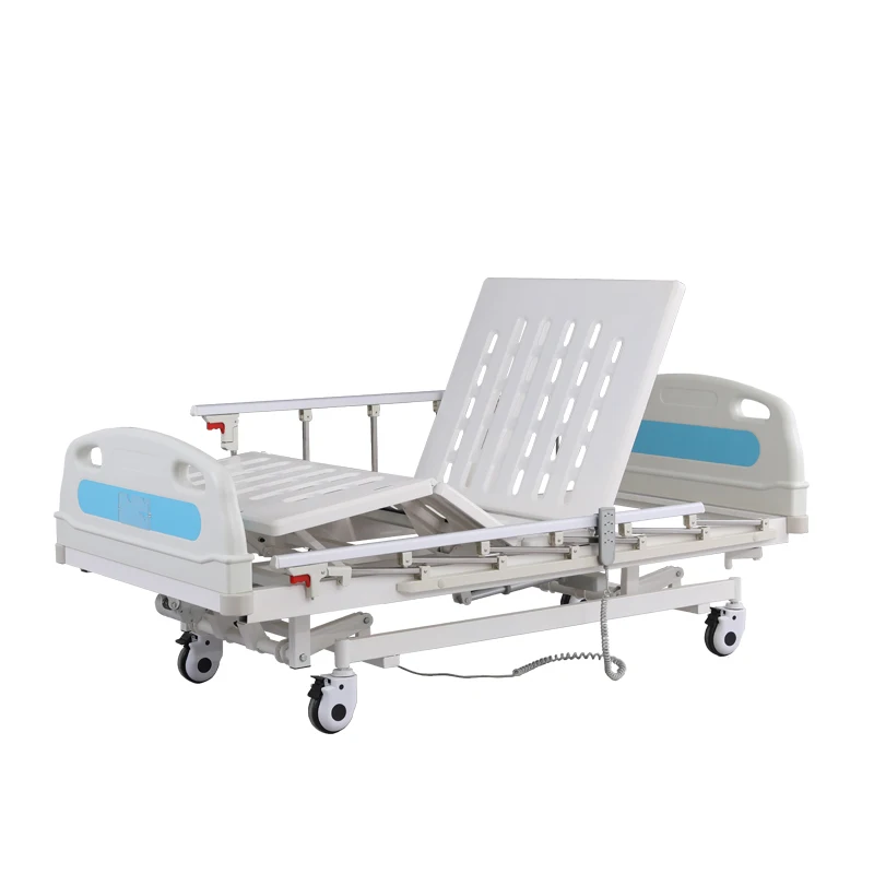 Manufacturer Price Hospital Patient Medical Equipment ABS Three Crank Manual Nursing ICU Bed