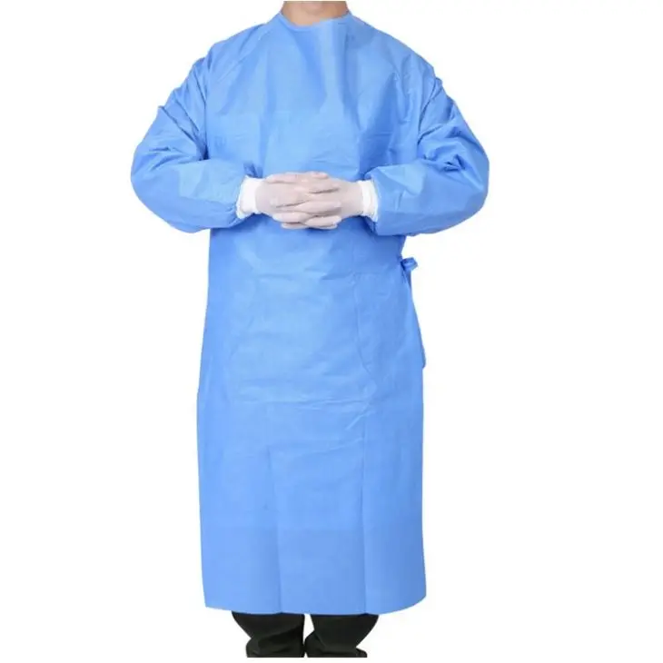 Jianqi Disposable Sterile Surgical Gown Reinforced Surgical Gown with Hand Towel