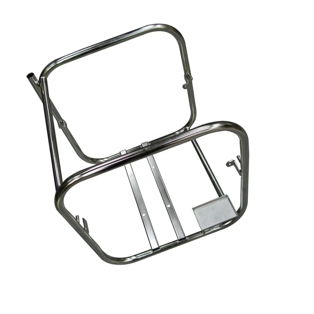 Customized High Quality Bending Welding Polished Stainless Steel Cart Trolley Frame
