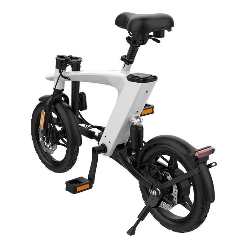 Cross-border Japanese lithium battery two-wheel folding electric bicycle speed shifting generation driving adult pedal power ele