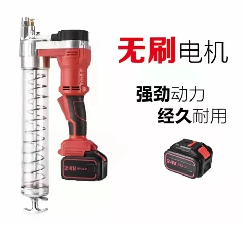 18V Rechargeable Battery Operated grease gun 1500mAh Battery tarnsfer oil pump dc