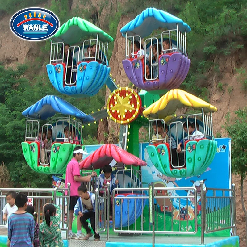 Outdoor Amusement Rides Park Attraction Equipment Small Mini Ferris Wheel 5 Kids Rides for Sale