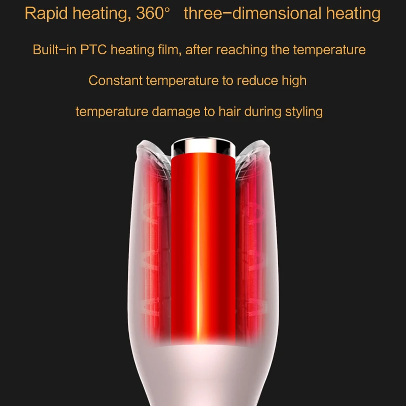 Best Price Pink Hair Rollers Set Curlers Water NO Hair Curler Change Head Ceramic Corn Hair Curlers