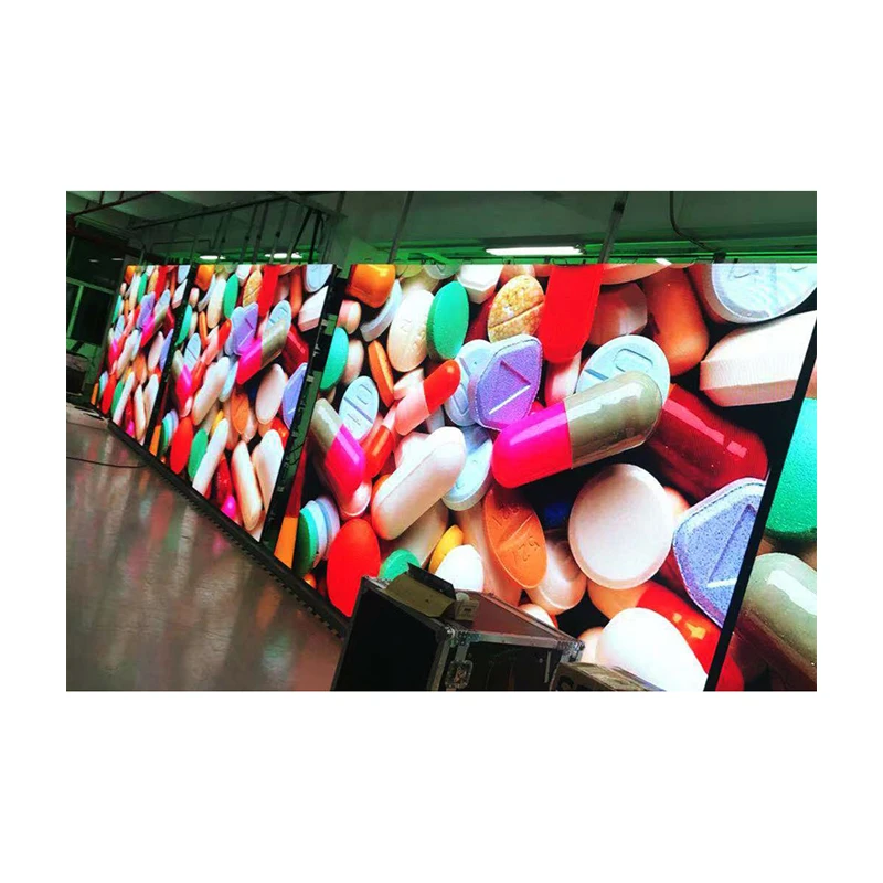 Logo Printed Customized Creative Advertising High Definition Easy To Install Led Screen P3 Indoor Commercial High Refresh Rate