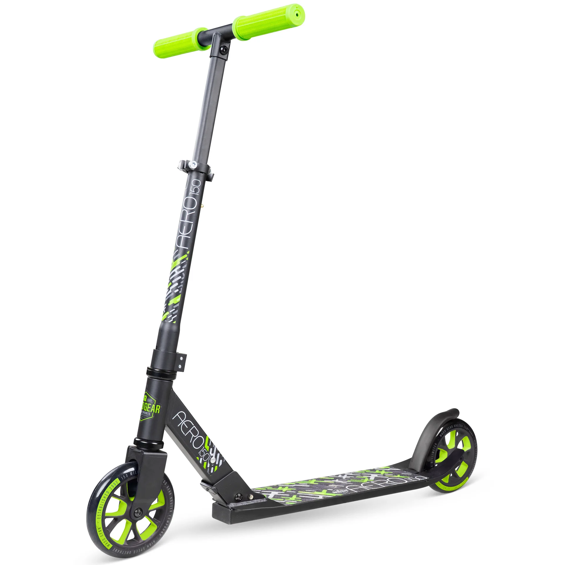 MADD GEAR Cheap Price 16inch Aluminum Multi colors portable Train motor skills Two rounds park AERO 150 FOLDING SCOOTER