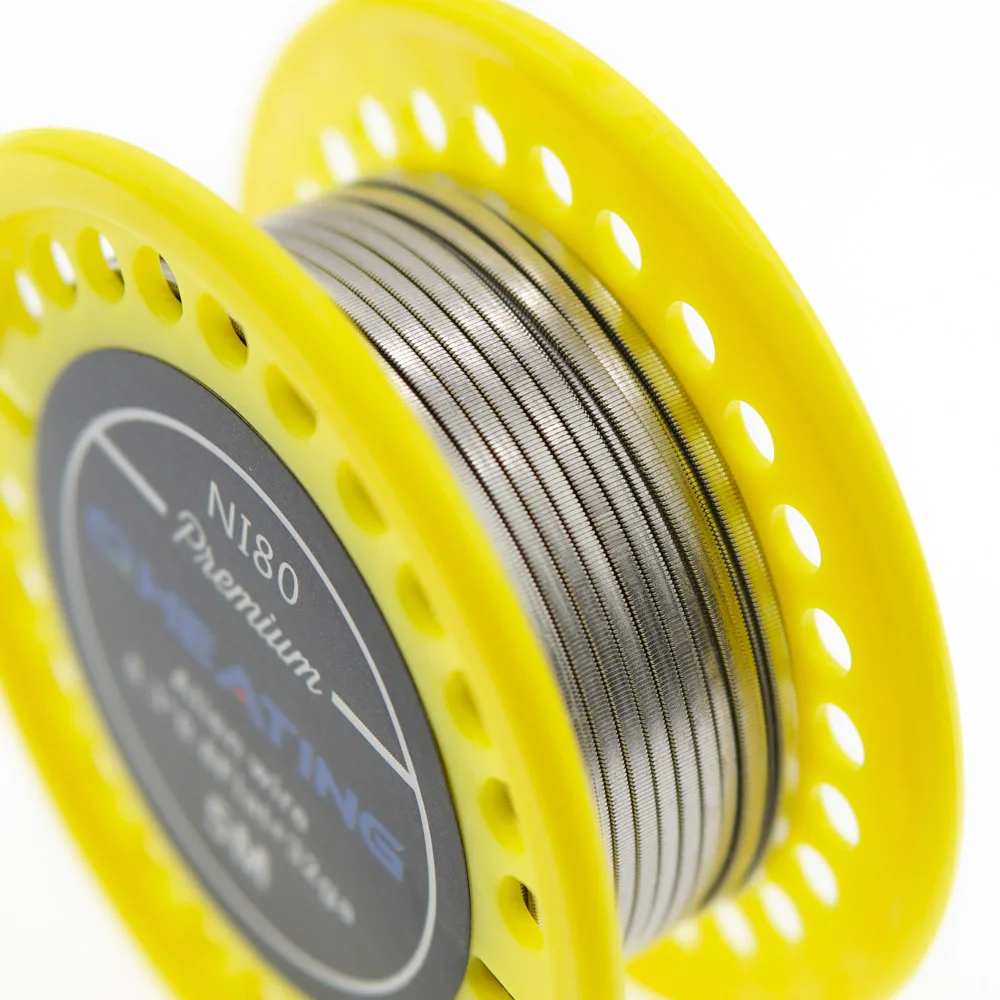 Интернет-магазин NI80/SS 316L/KA1 Alien Clapton wire готовые спирали для вейпа, нихромовый плоский сердечник alien fused clapton wire ni80