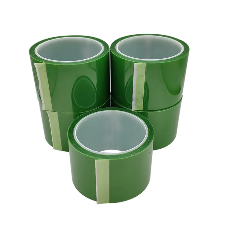 Green Polyester Film PET High Temperature Resistant Tape Heat Sublimation Masking Protective Tape Green Tape