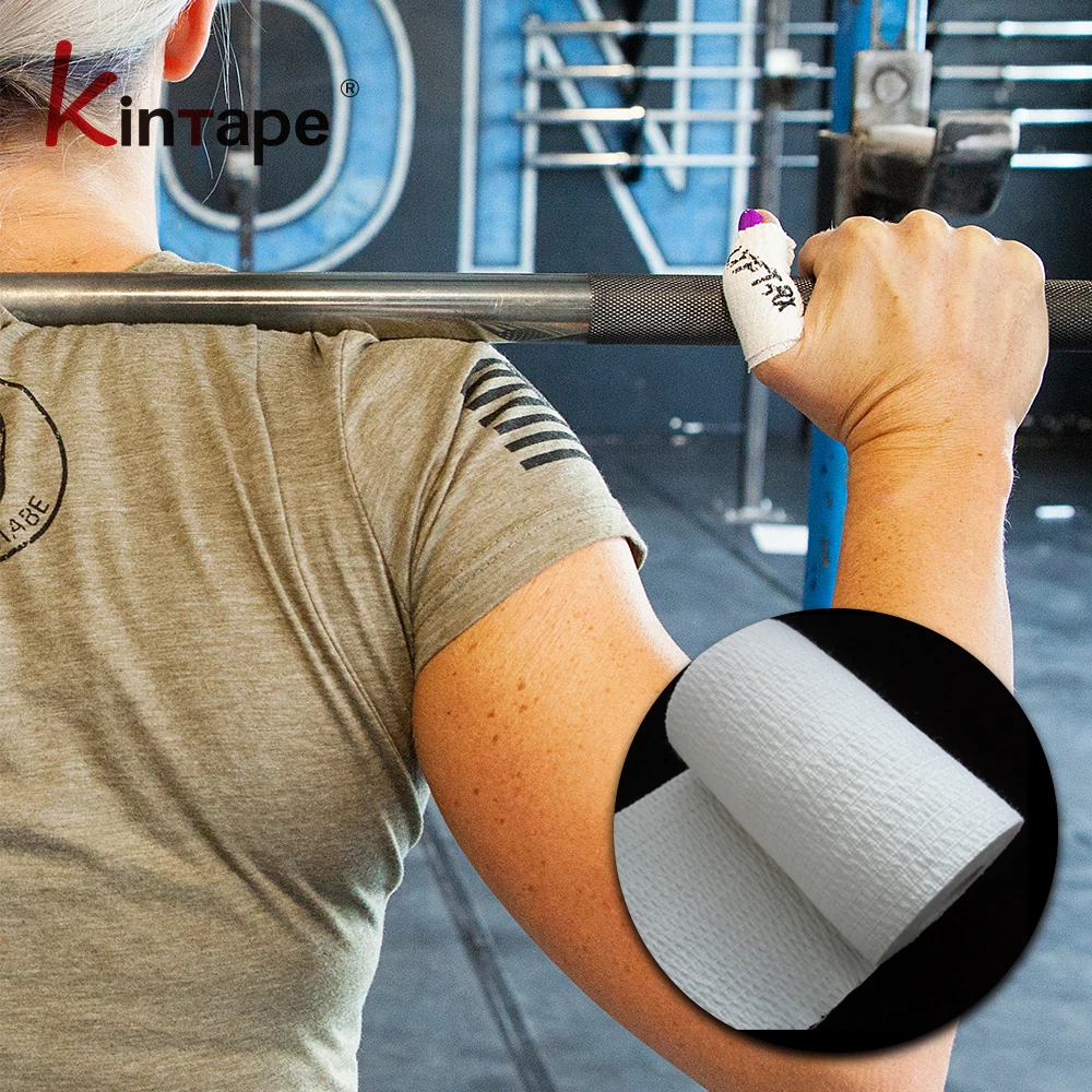 5cmx4.5m OEM Hot Melt Glue Vet Wrap Stretch Bandage For Sports Protection And Orthopedic Fix -Thumb Tape