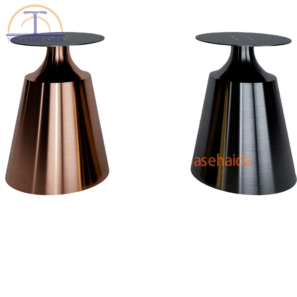 High quality guangdong billiards stainless steel dining table base for glass top