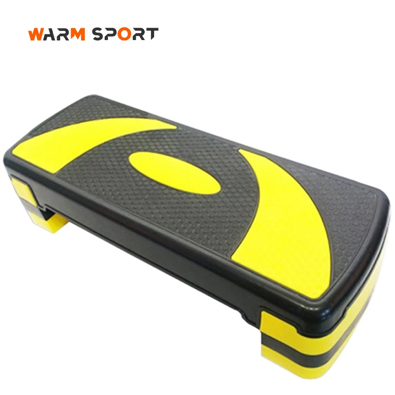 Home Fitness Exercise Pedal Platform Adjustable 78CM Anti Slip Surface Adjustable Gym Aerobic Step With 3 Levels