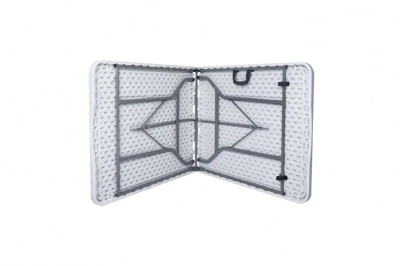 
hotsale portable 6ft 72inch rectangle plastic outdoor camping picnic folding tables with locking 