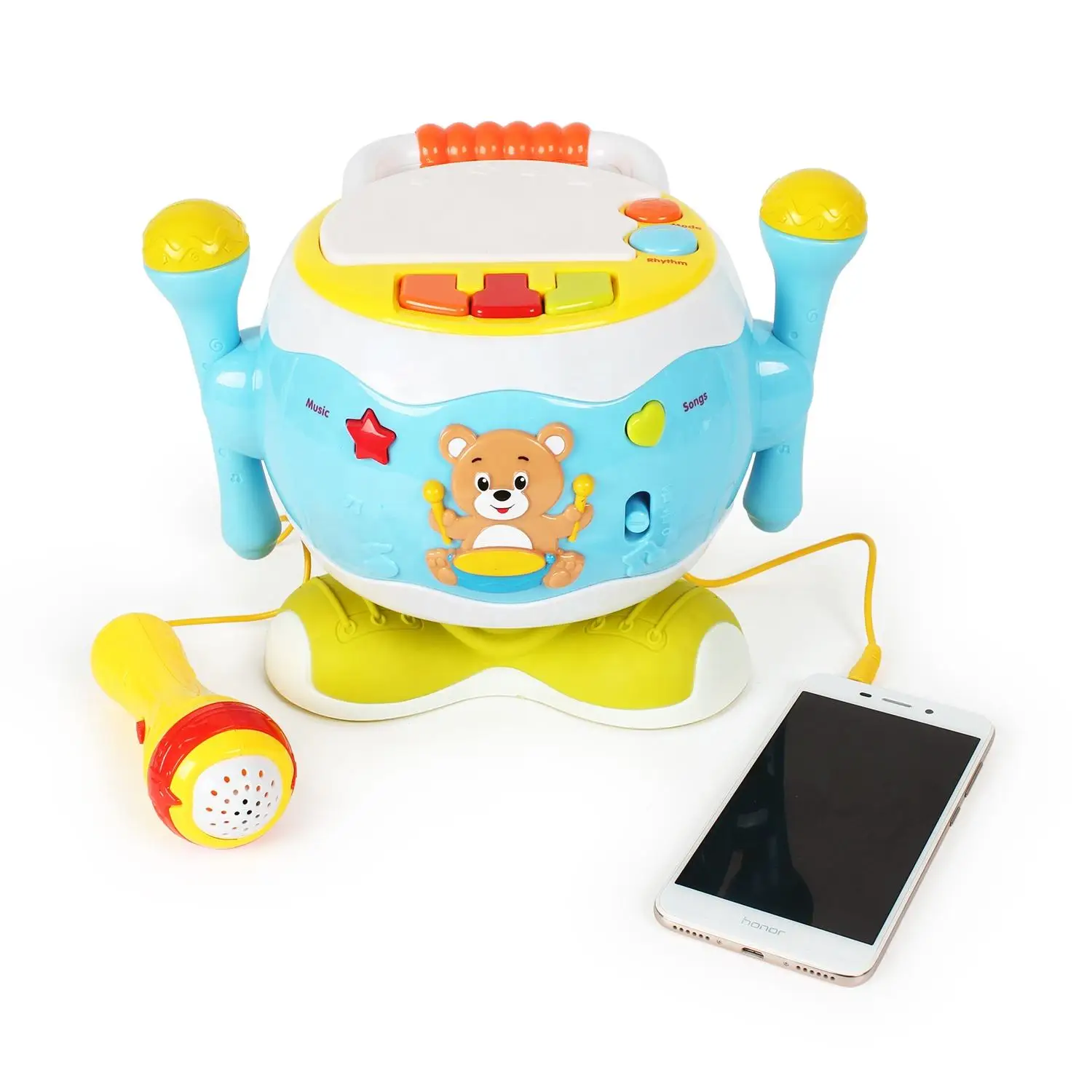 BAOLI 1506 Hot Sale Baby Musical Toy Flash Drum for kid