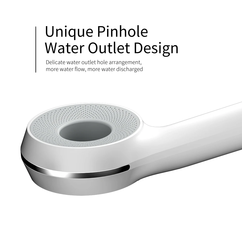 High-Pressure Filtered Shower Head with Handheld Rain Function Removes Micro Substances for Healthy Skin for Bathroom Use